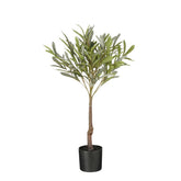 Olijf Kunstplant in Bloempot - H75 x Ø15 cm - Lichtgroen