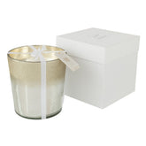 J-Line geurkaars Deluxe - glas – zilver – L - 140U