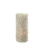 J-Line kaarshouder Rock - glas/steen - wit - large