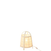 J-Line Lamp Rya Katoen/Bamboe Wit Small