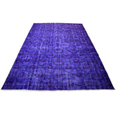 Super vintage paars vloerkleed - 265x180 cm - HANDGEMAAKT