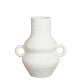 Lane Kruik - H27 x Ø19 cm - Terracotta - Off White