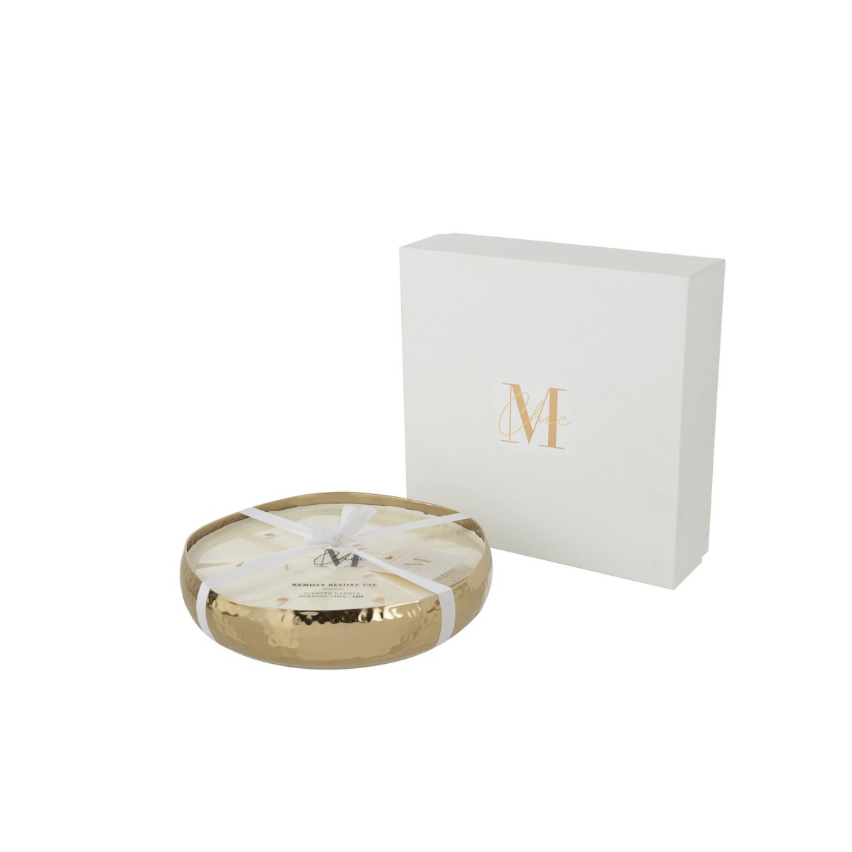 J-Line geurkaars Livia - metaal - goud - L - 44U