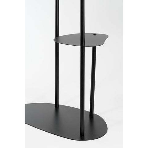 Fonda Plantentafel - L48 x B27 x H100 cm - Metaal - Zwart