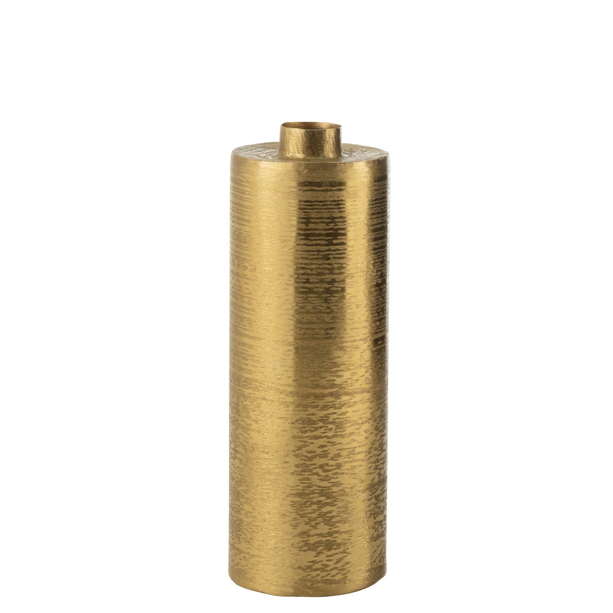 J-Line Vaas Rond Metaal Goud Large