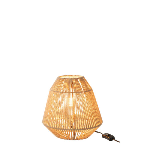 J-Line Tina tafellamp - jute - beige