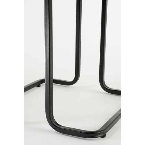 Cordoba Plantentafel - L25 x B25 x H68 cm - Metaal - Zwart