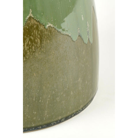 Lucien Bijzettafel - H42 x Ø29 cm - Keramiek - Groen