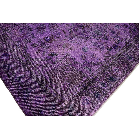 Paars vintage vloerkleed - 284x184 cm - HANDGEMAAKT