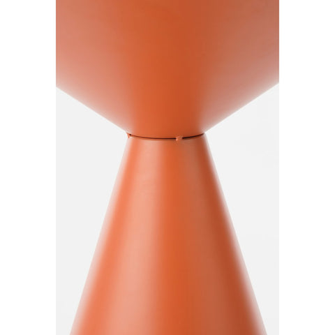 Royale Bijzettafel - H55 x Ø40 cm - Metaal - Oranje