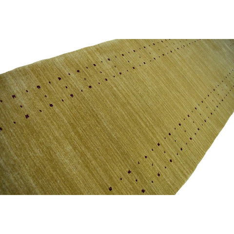 Goud gele Gabbeh loper - 285x80 cm - HANDGEMAAKT