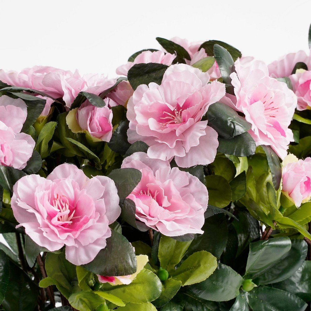 Azalea Kunstplant in Balkonbak Slate - L29 x B13 x H27 cm - Roze