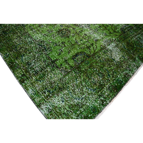 Groen vintage vloerkleed - 250x145 cm - HANDGEMAAKT