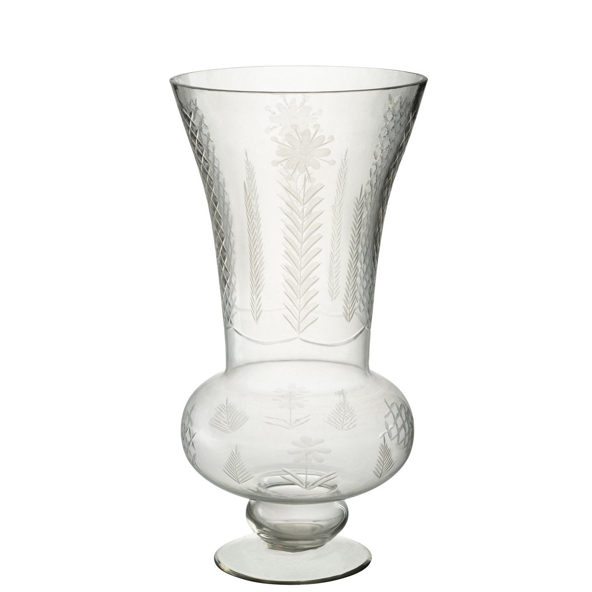 J-Line vaas Giga - glas - transparant
