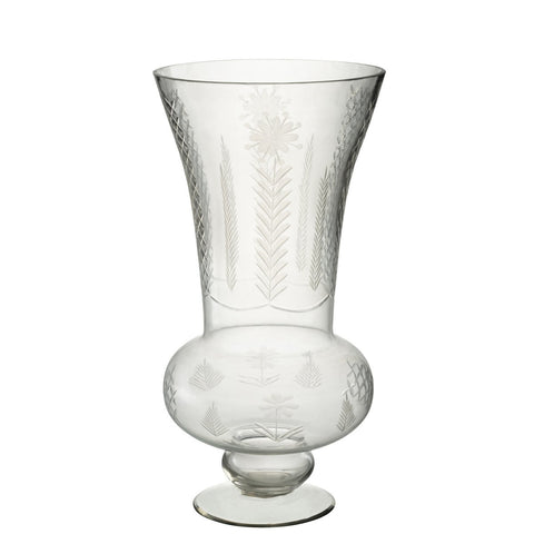 J-Line vaas Giga - glas - transparant