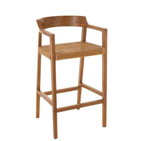 J-Line barstoel Emma Teak - hout - bruin