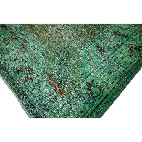 Groen vintage vloerkleed - 275x160 cm - HANDGEMAAKT Copy