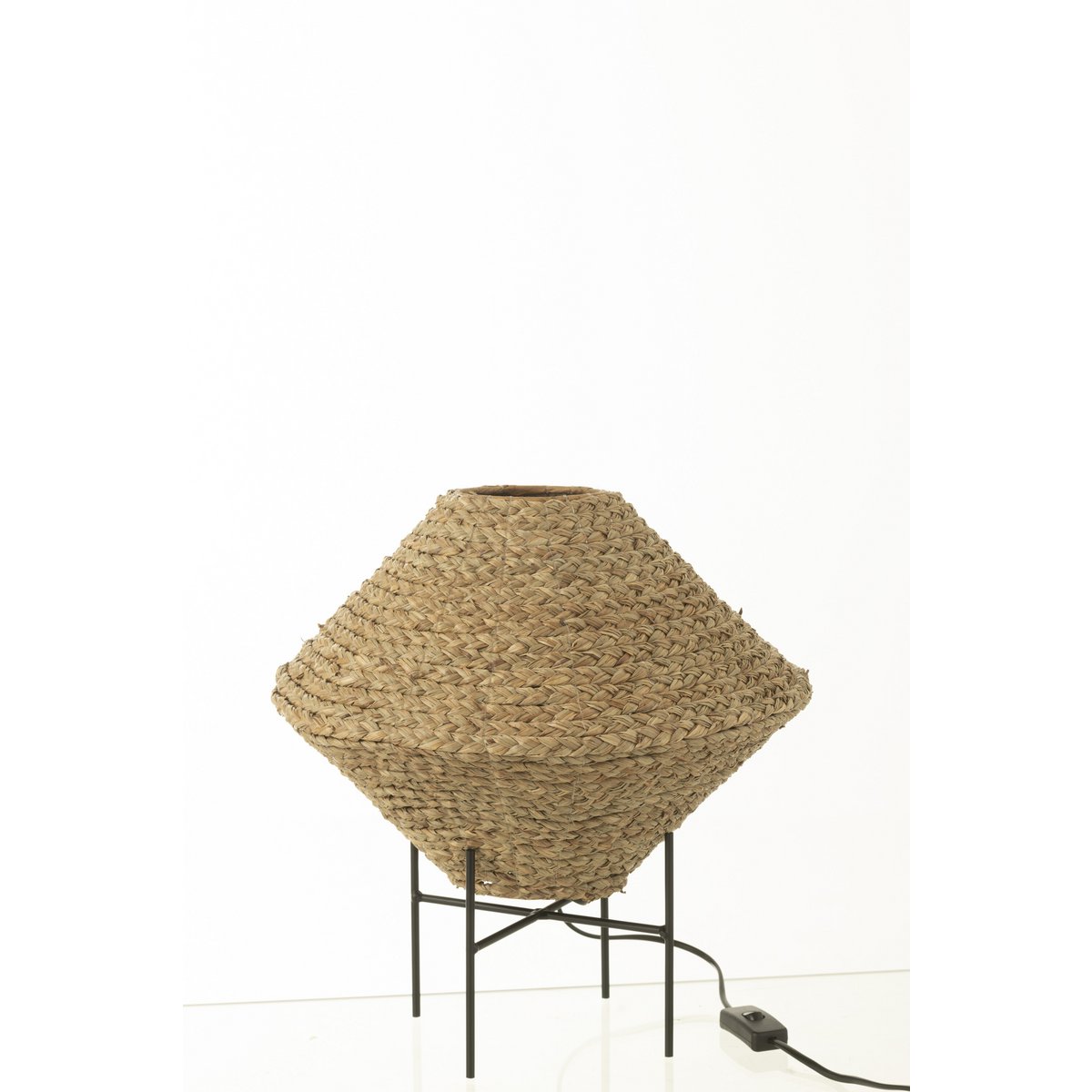 J-Line hanglamp Ufo - zeegras - naturel - small