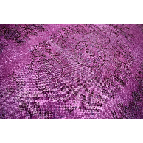 Paars vintage vloerkleed - 326x192 cm - HANDGEMAAKT