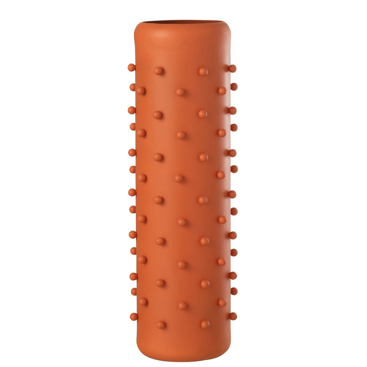 J-Line vaas Cactus - ijzer - oranje