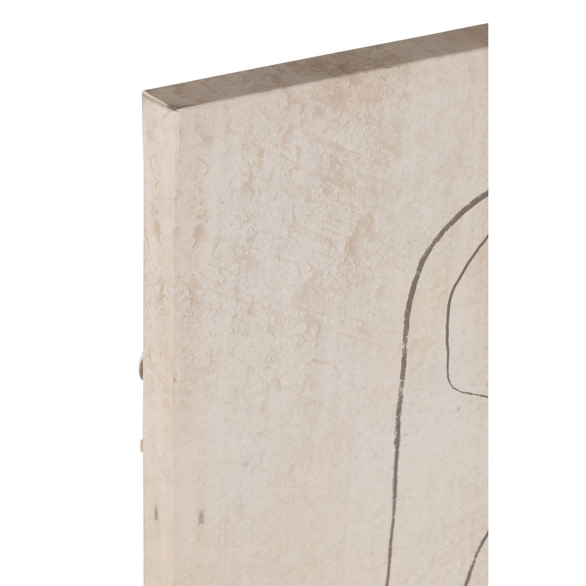 J-Line Wanddecoratie Lucy Canvas Beige