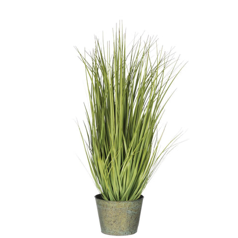 J-Line Grassen Wild In Pot Metaal Groen Plastiek Groen Large