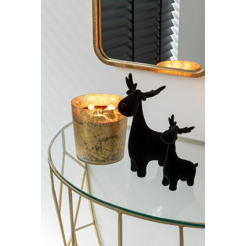 J-Line Geurkaars M-Chic Glas Goud/Zwart Medium-80U