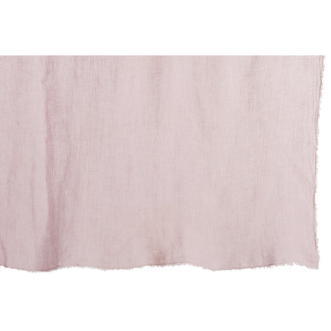 J-Line Plaid - linnen - roze - 200 x 150 cm