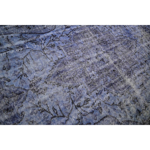 Blauw vintage vloerkleed - 273x160 cm - HANDGEMAAKT