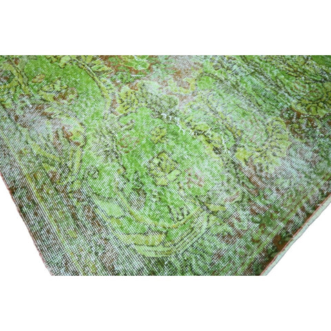 Groen vintage vloerkleed - 302x174 cm - HANDGEMAAKT