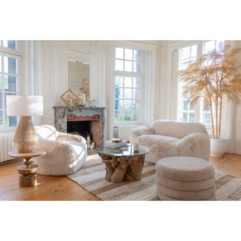 J-Line geurkaars Livia - metaal - goud - L - 44U