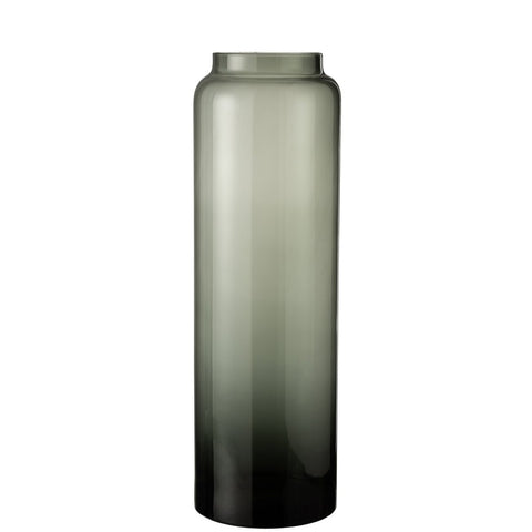 J-Line Vaas Recht Lang Glas Grijs Large