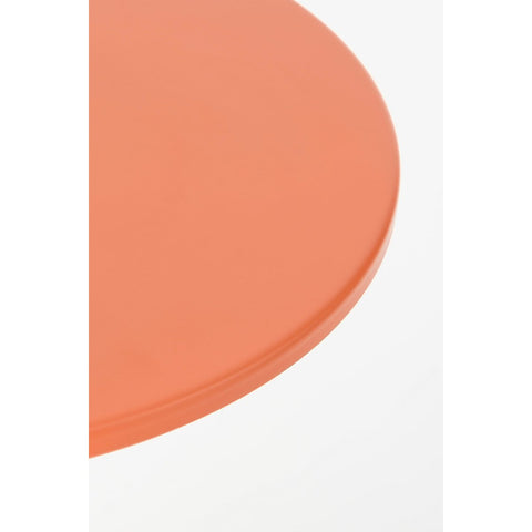 Royale Bijzettafel - H42 x Ø60 cm - Metaal - Oranje
