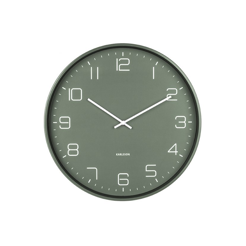 Wandklok verheven