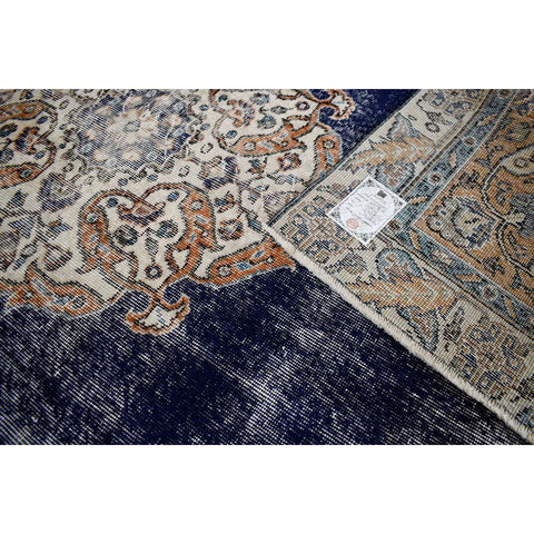 Boho vintage vloerkleed - 243x142 cm - HANDGEMAAKT