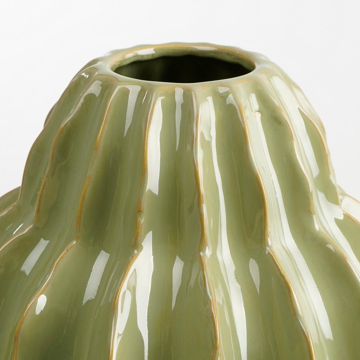 Altea Vaas - H28 x Ø25 cm - Keramiek - Lichtgroen