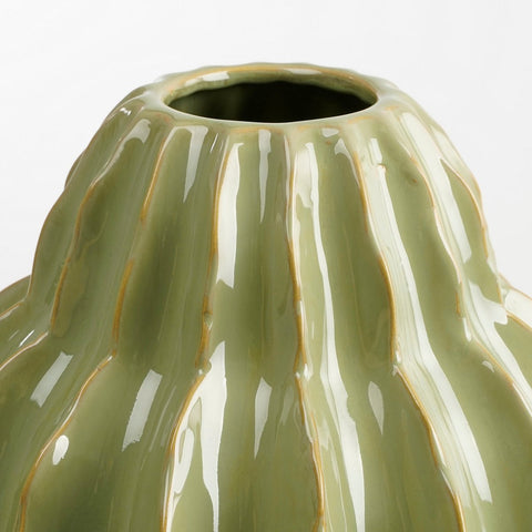Altea Vaas - H28 x Ø25 cm - Keramiek - Lichtgroen