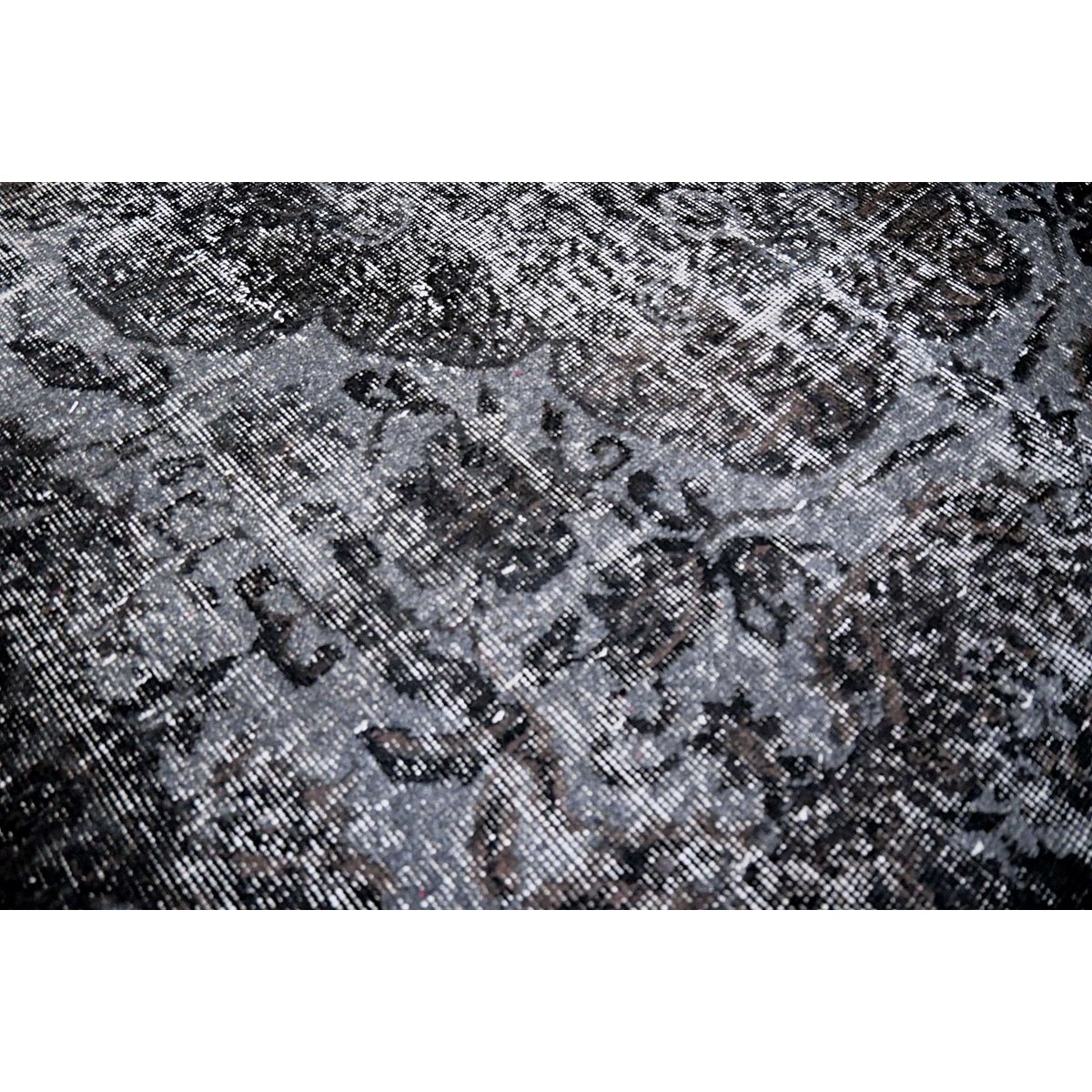 Grijs vintage vloerkleed - 276x156 cm - HANDGEMAAKT