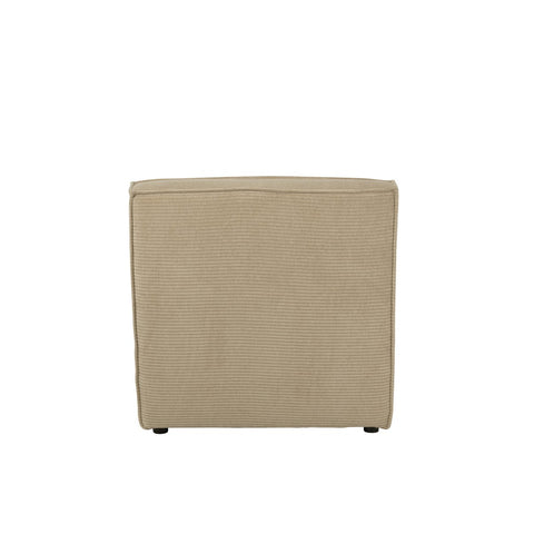 J-Line Sofa Grid Populierenhout/Schuim Donker Beige