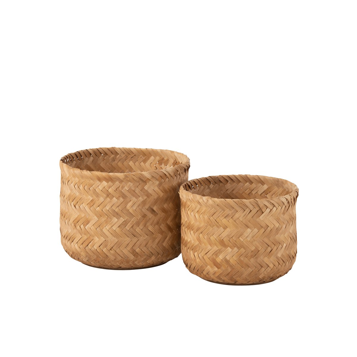 J-Line mand - bamboe - naturel