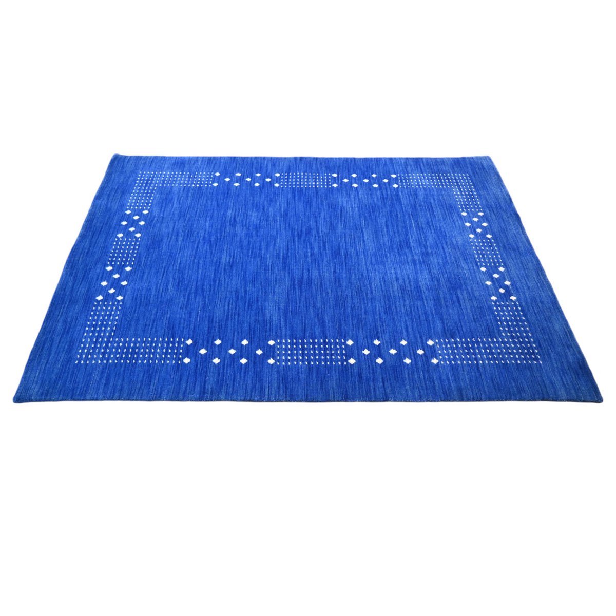 Blauw Gabbeh vloerkleed - 177x125 cm - HANDGEMAAKT