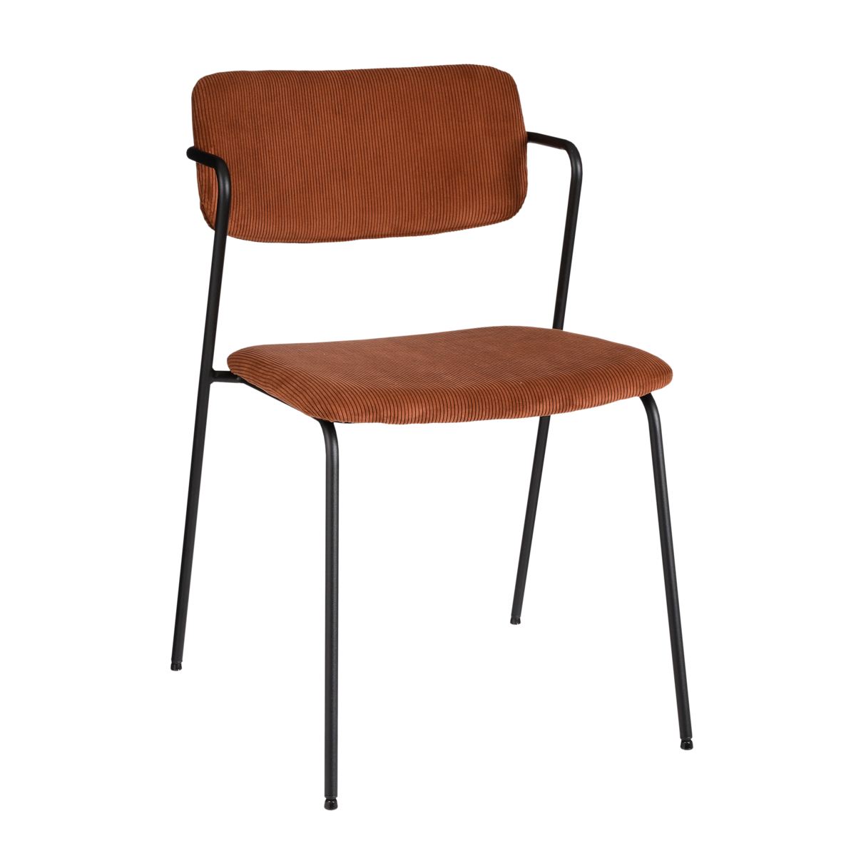 Nanet Eetkamerstoel - Velvet - Bruin