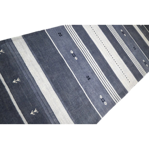 Gestreepte Gabbeh loper - 225x70 cm - HANDGEMAAKT
