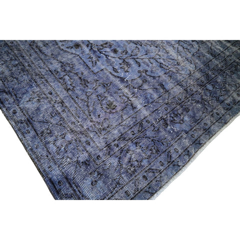 Blauw vintage vloerkleed - 273x160 cm - HANDGEMAAKT
