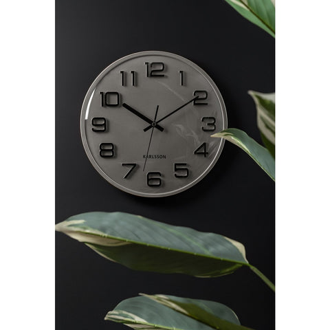 Wandklok 3D-nummers