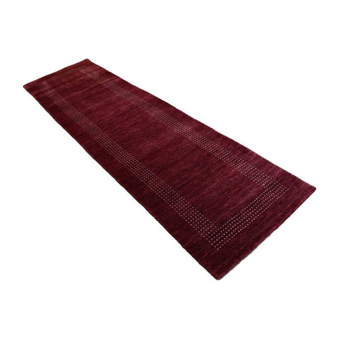 Rode Gabbeh loper - 285x80 cm - HANDGEMAAKT