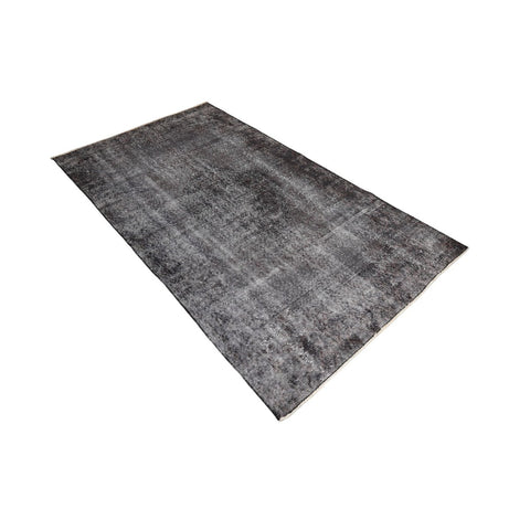 Grijs vintage vloerkleed - 204x112 cm - HANDGEMAAKT