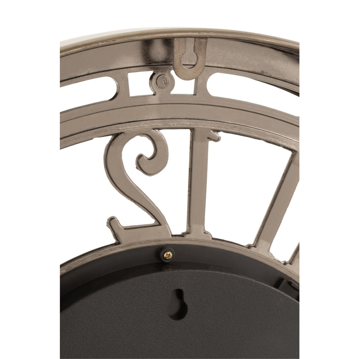 J-Line Radars Arabische Cijfers klok - metaal/ glas - brons - Ø 53 cm