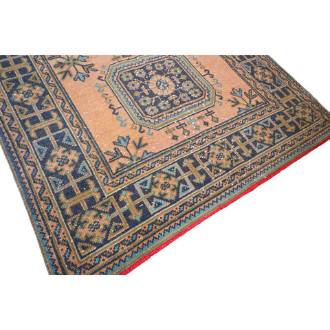 XL vintage loper - 370x137 cm - HANDGEMAAKT