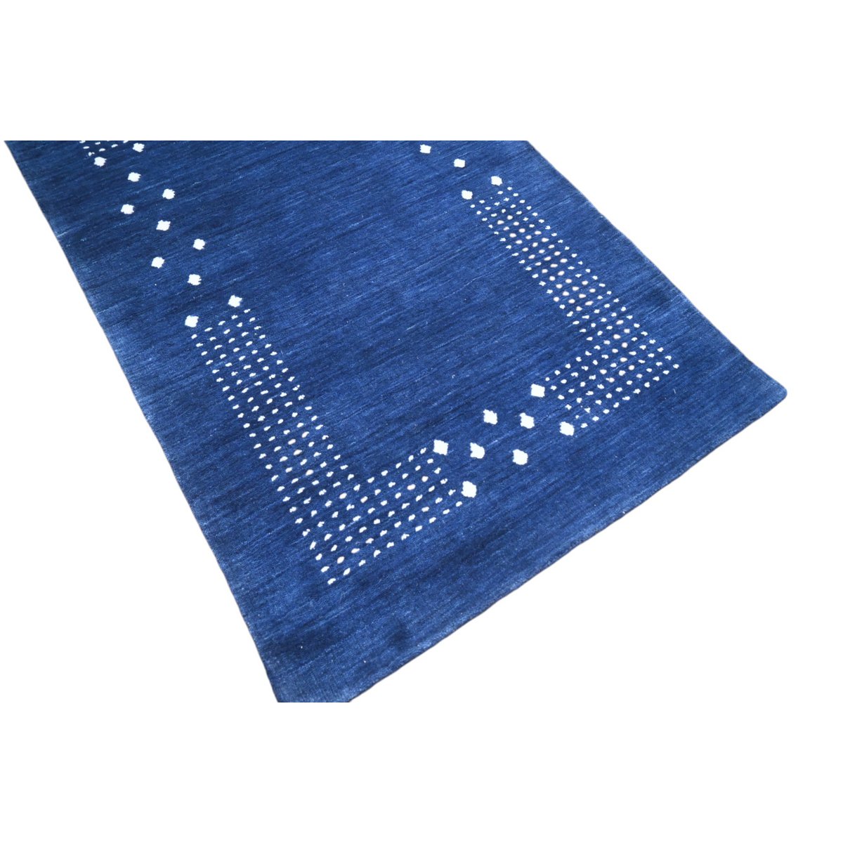 Blauwe Gabbeh loper - 310x80 cm - HANDGEMAAKT